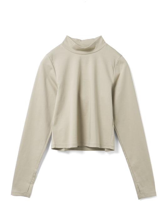 mock neck T shirt | 4-210041