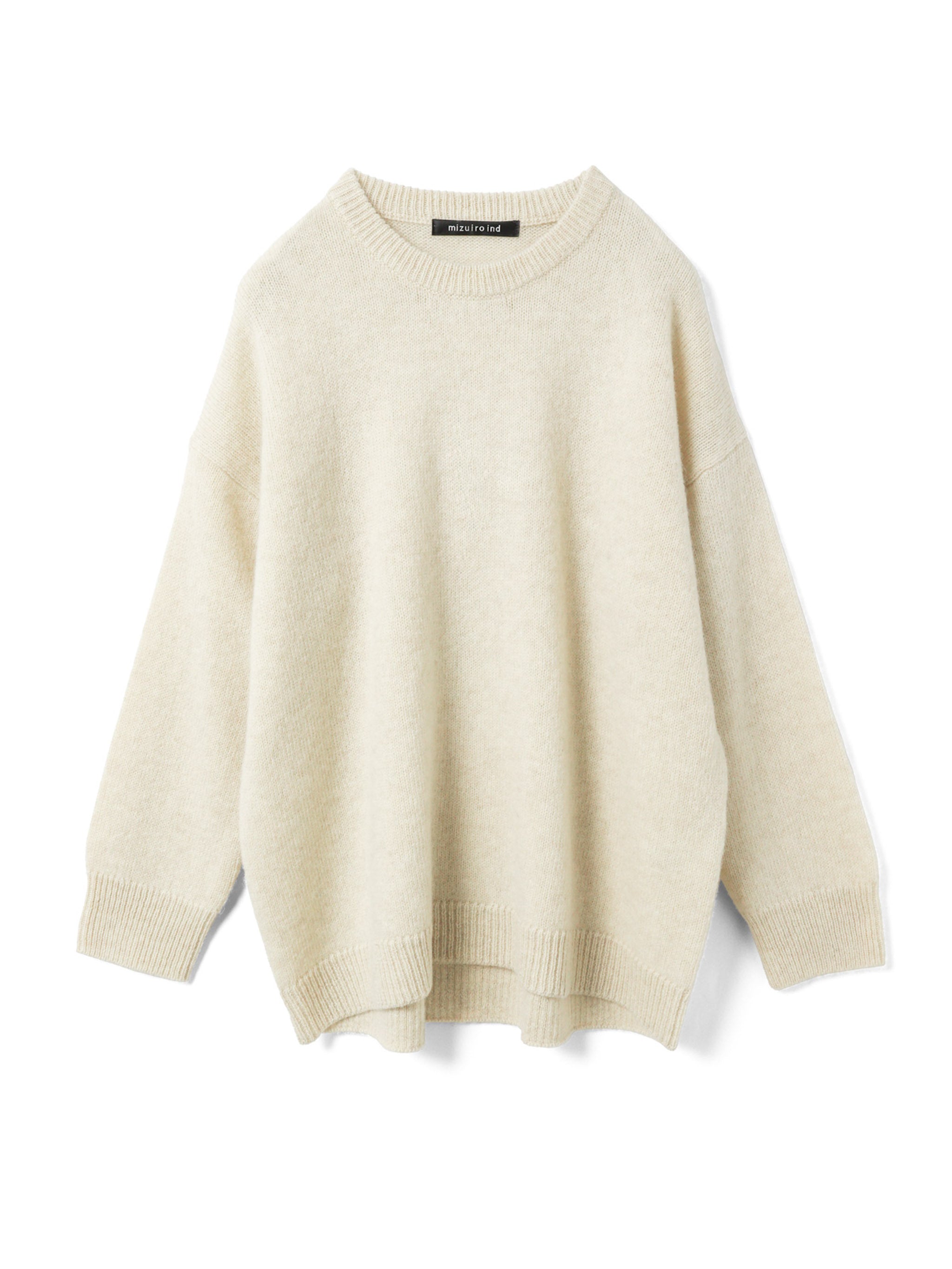 MG crew neck wide P/O | 4-220088 – mizuiro ind