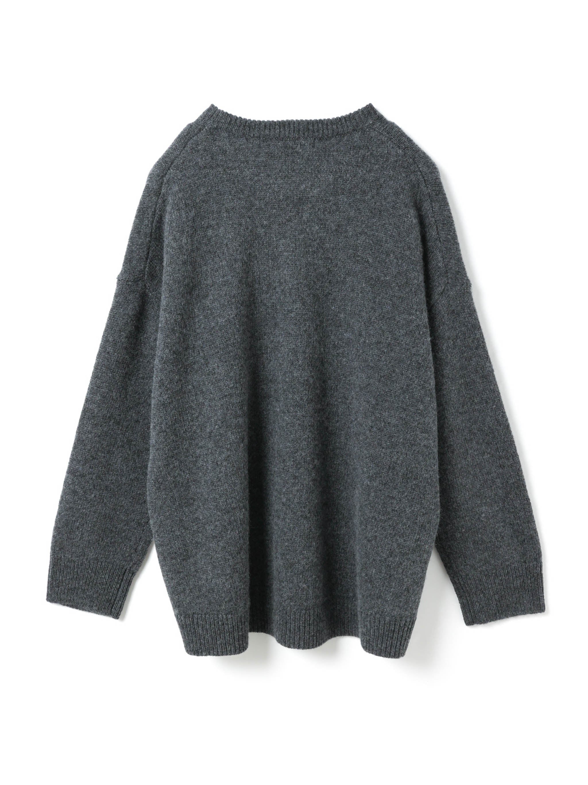 MG crew neck wide P/O | 4-220088 – mizuiro ind