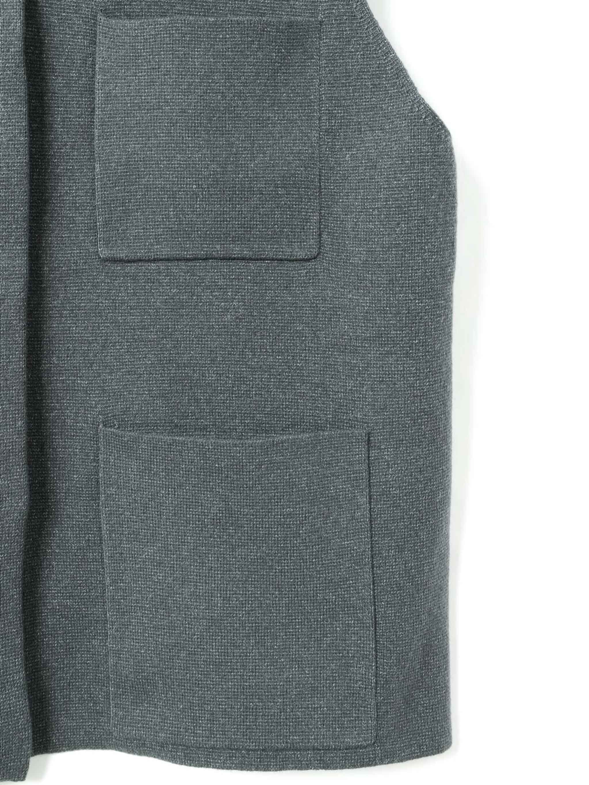 wide vest with collar | 4-220089 – mizuiro ind