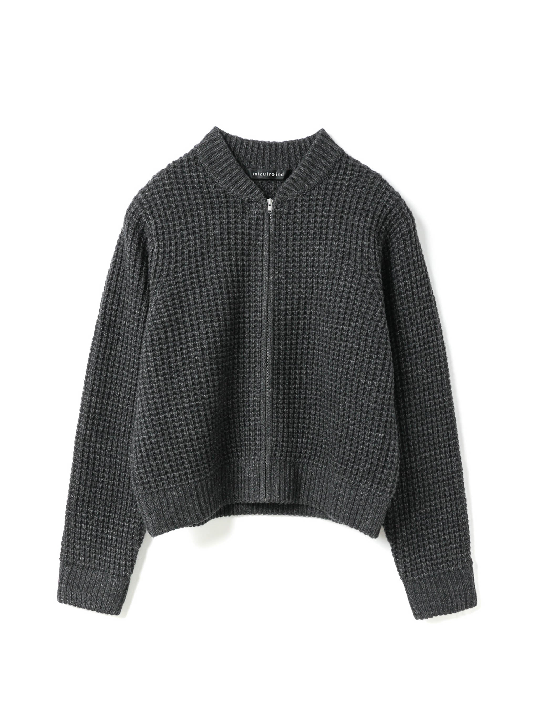 waffle zip blouson | 4-220092 – mizuiro ind