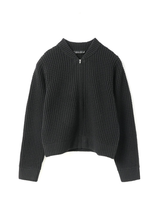 waffle zip blouson | 4-220092