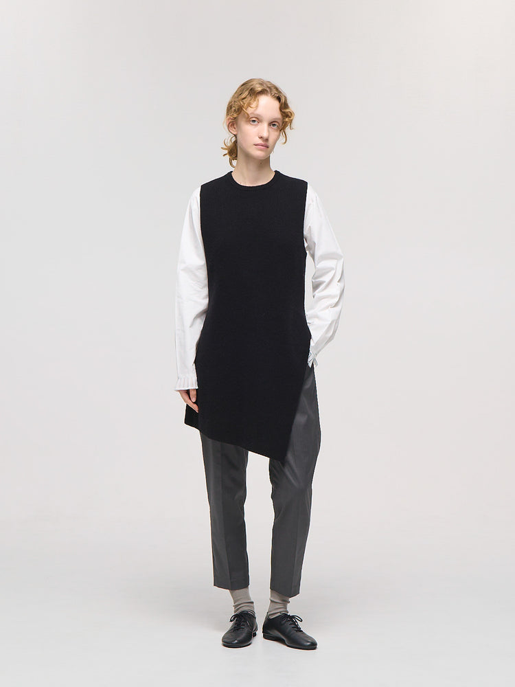 side slit rib vest | 4-220096 – mizuiro ind