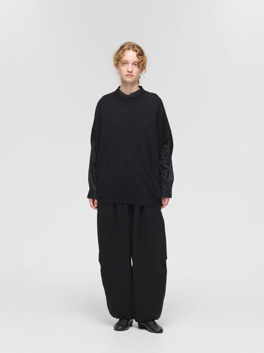 cocoon wide vest | 4-220104