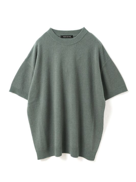 crew neck wide tunic | 4-220109