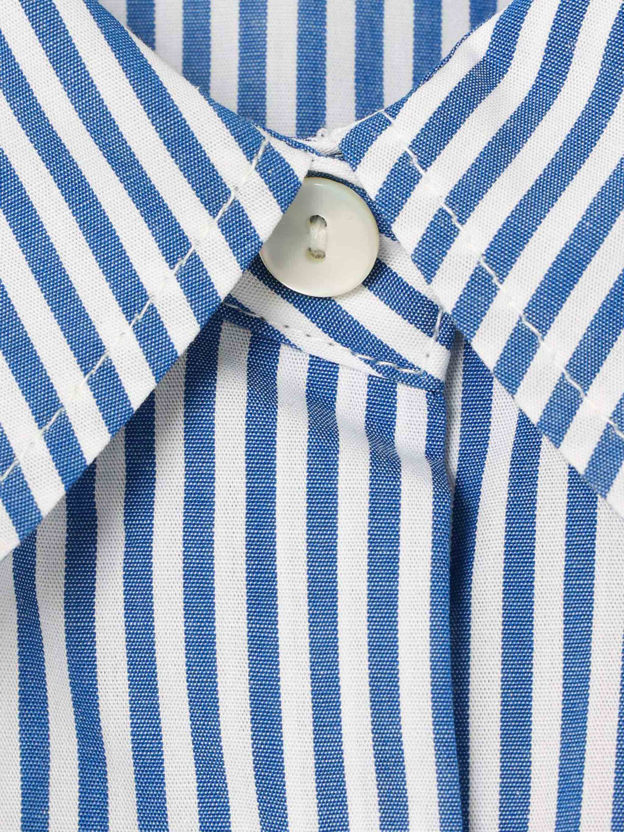 stripe wide shirt | 4-230027 – mizuiro ind
