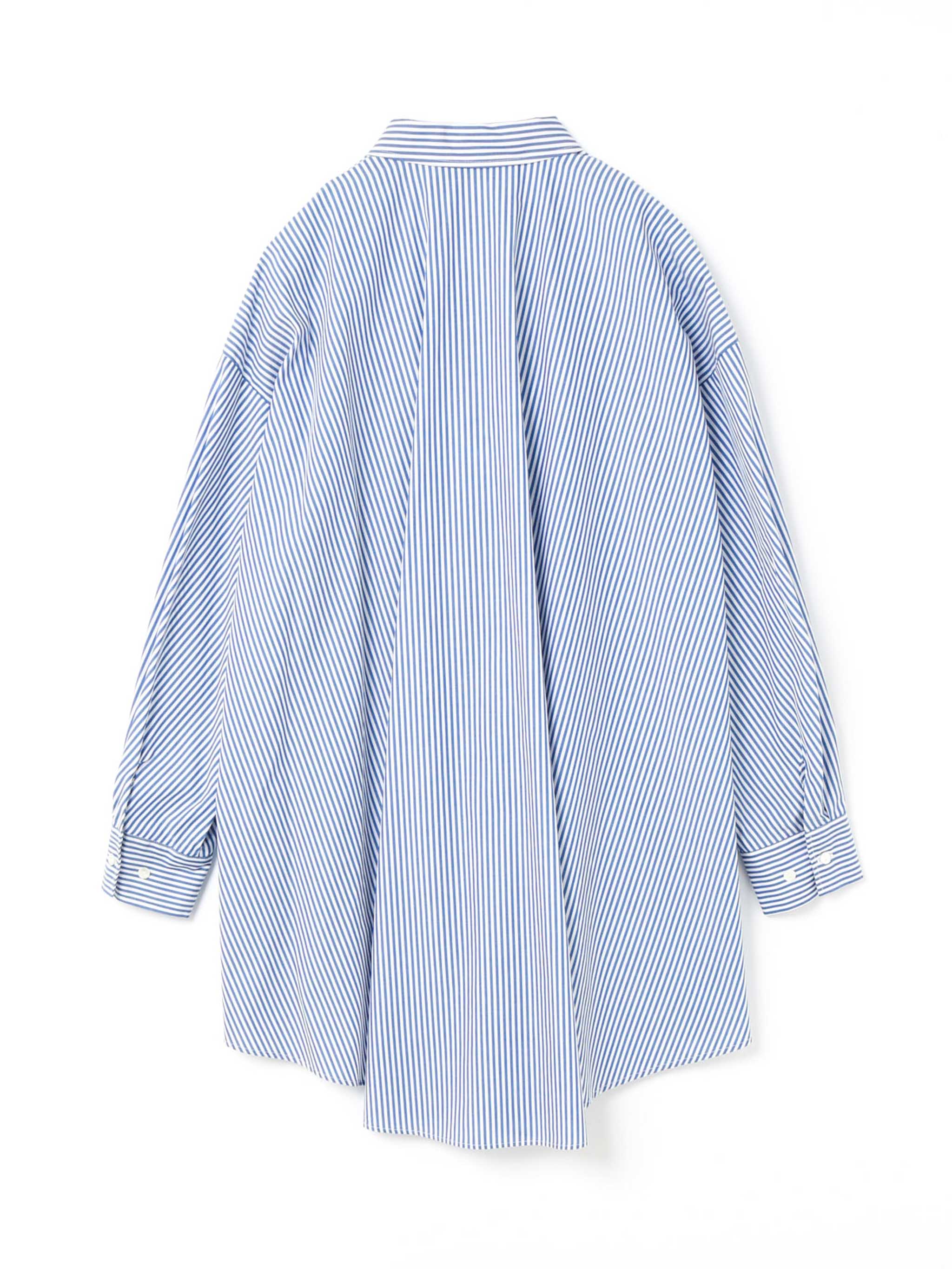 stripe wide shirt | 4-230027 – mizuiro ind