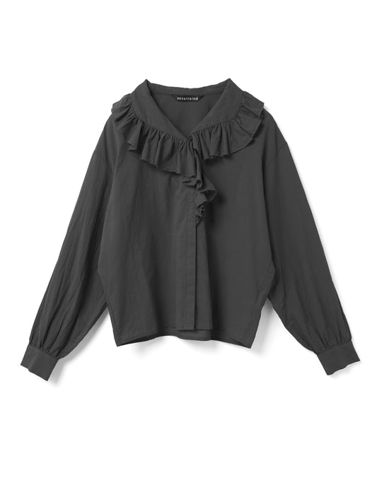 frill collar shirt | 4-230044