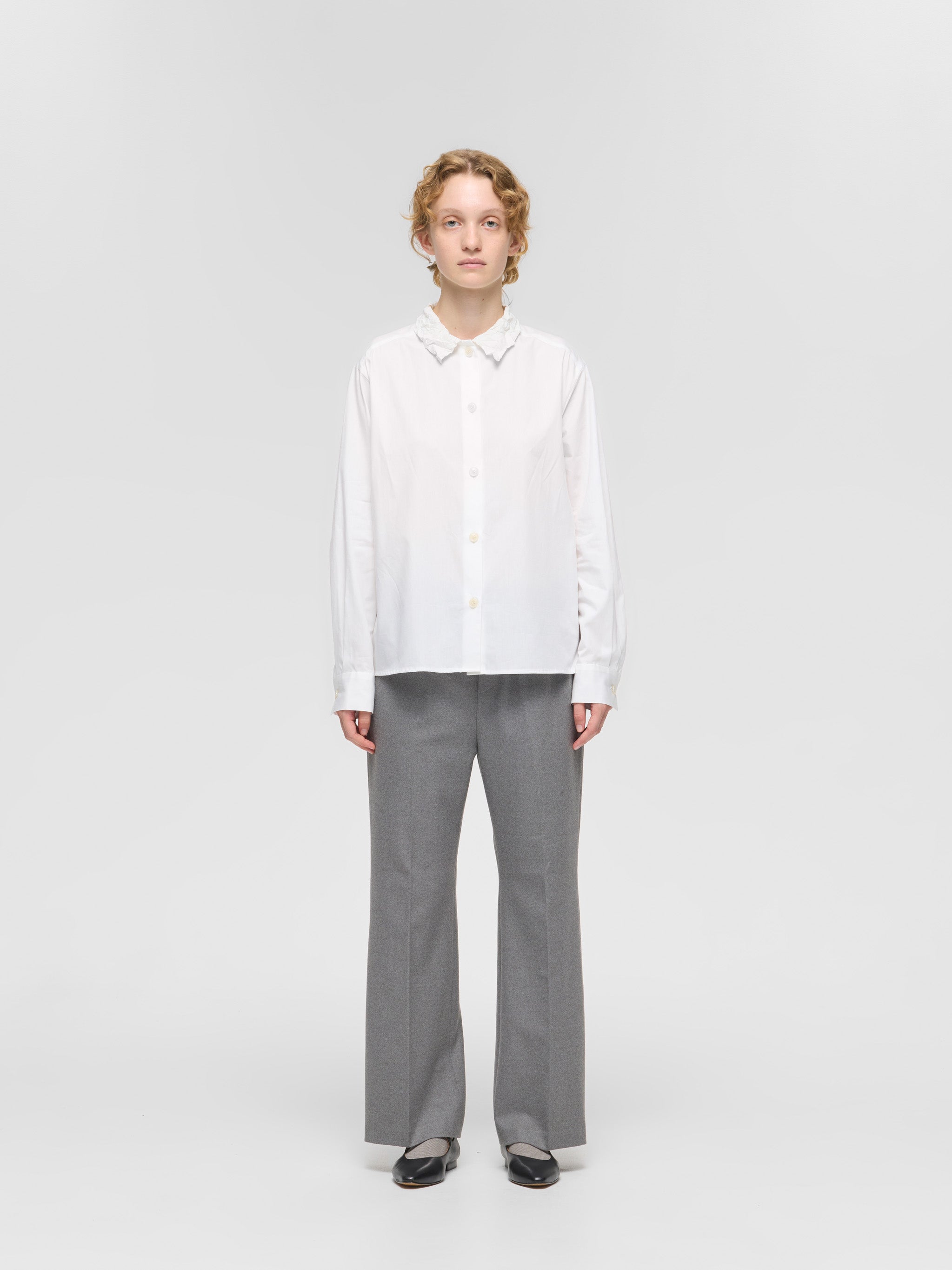 mizuiro ind ワッシャーカラーシャツ