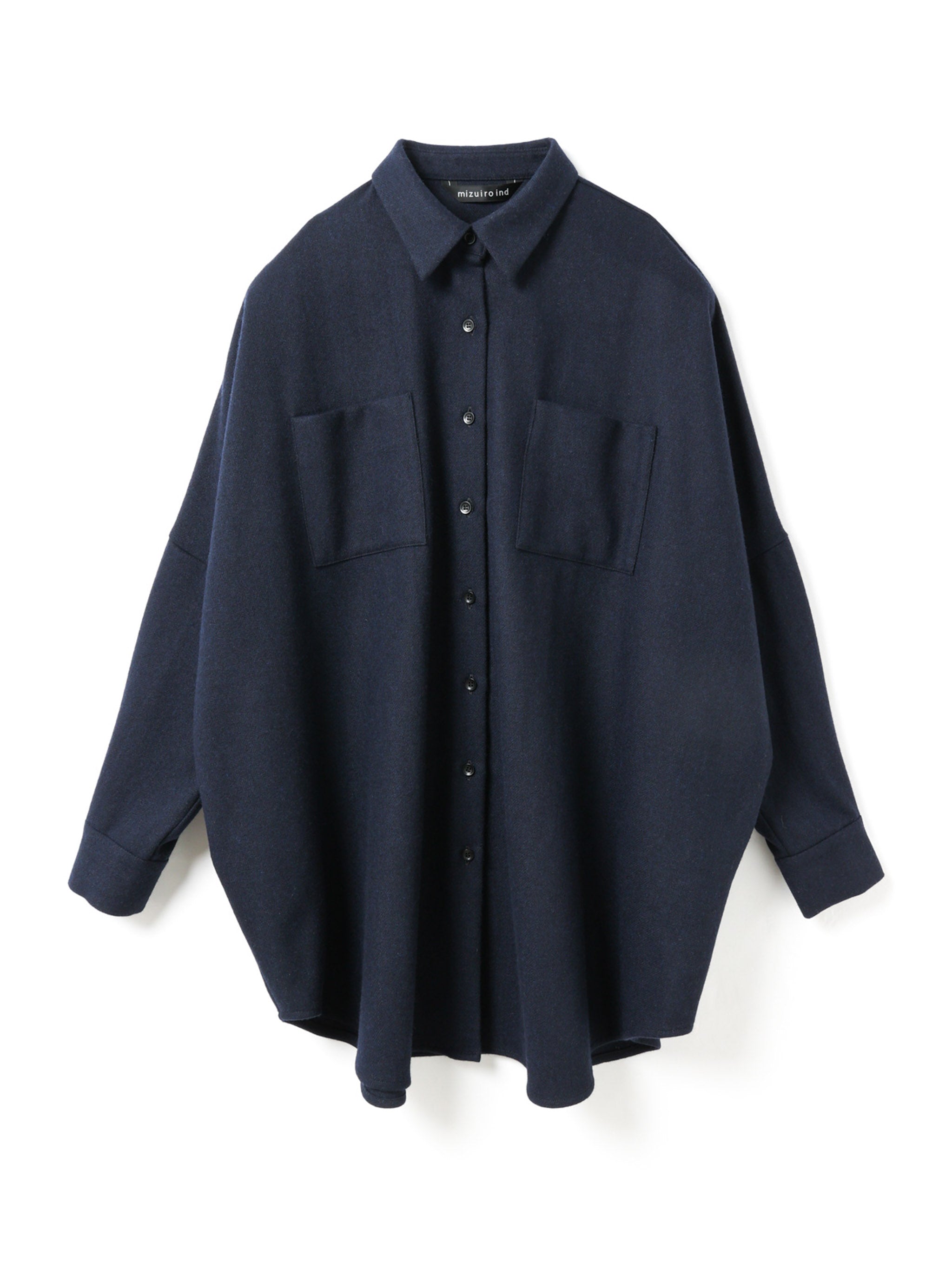 wide shirt with pockets | 4-230063 – mizuiro ind
