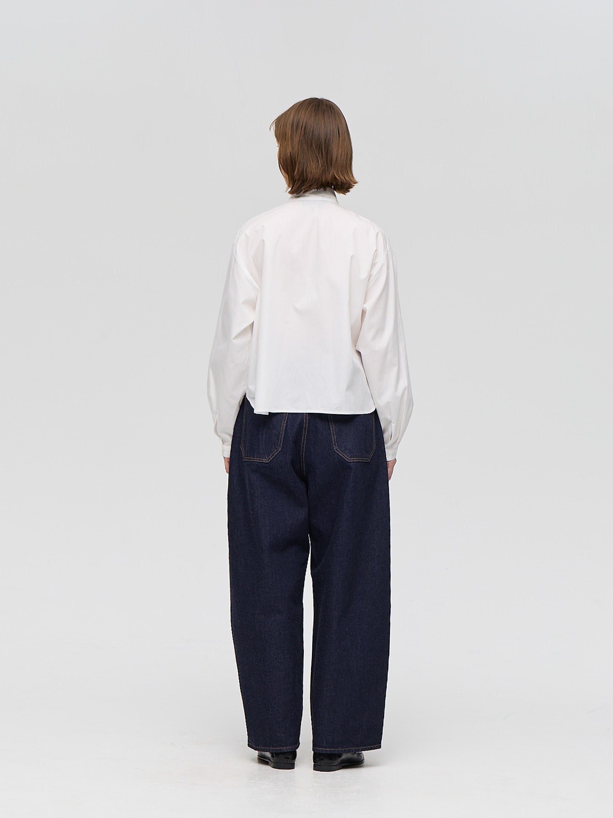 かめろん long tie collar shirt | 4-230068 – mizuiro ind