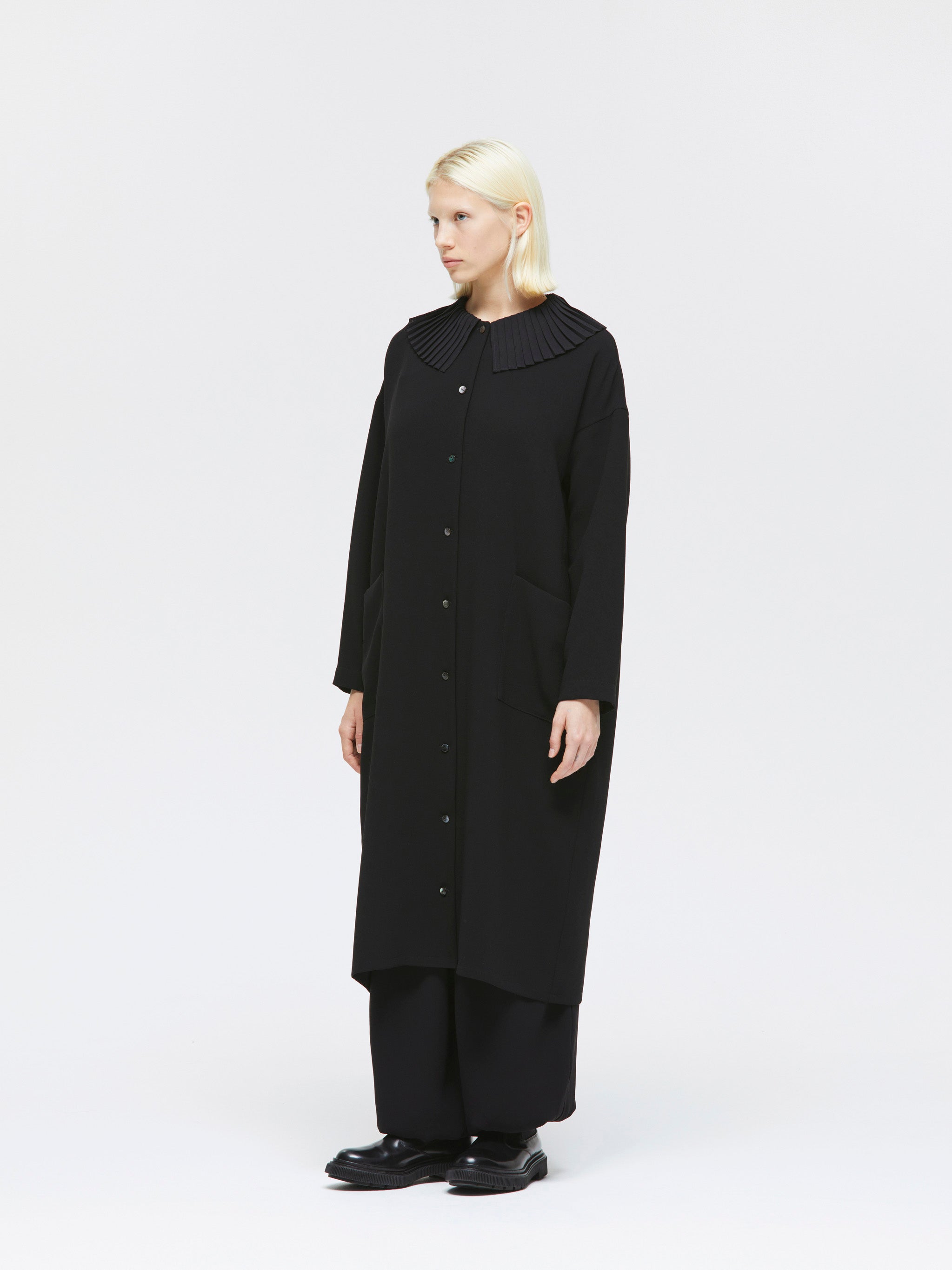 pleats collar OP | 4-250039 – mizuiro ind