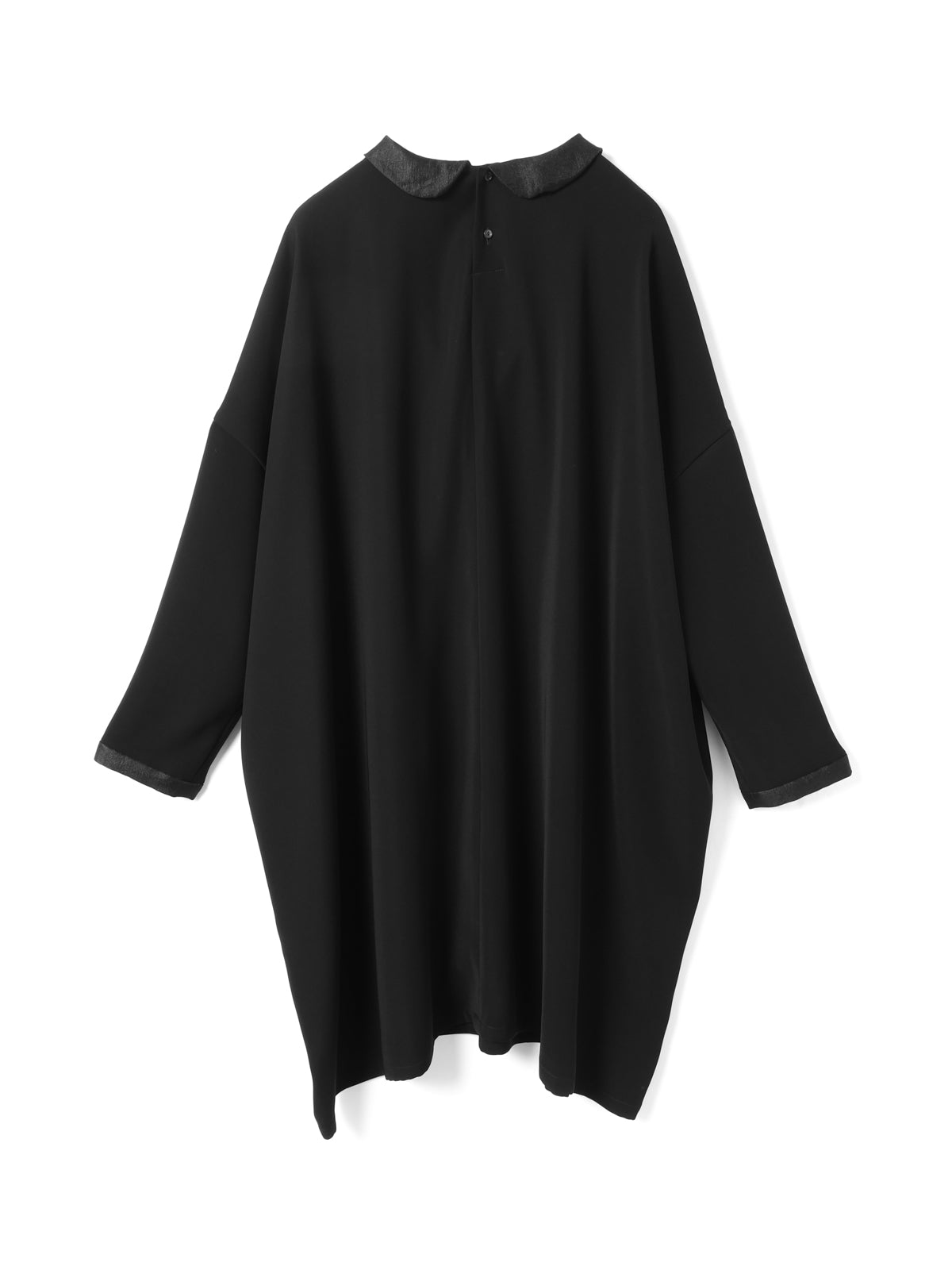 satin cocoon OP with collar | 4-250050 – mizuiro ind