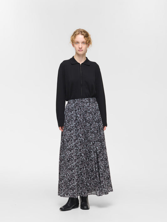 flower print long SK | 4-260069