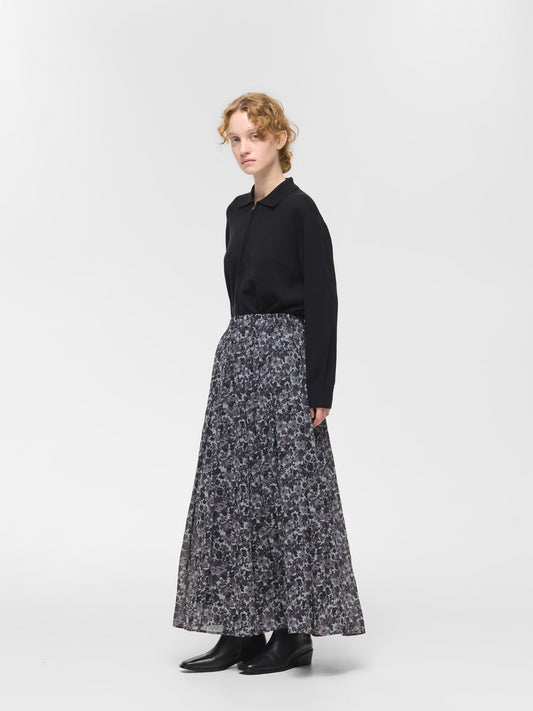 flower print long SK | 4-260069