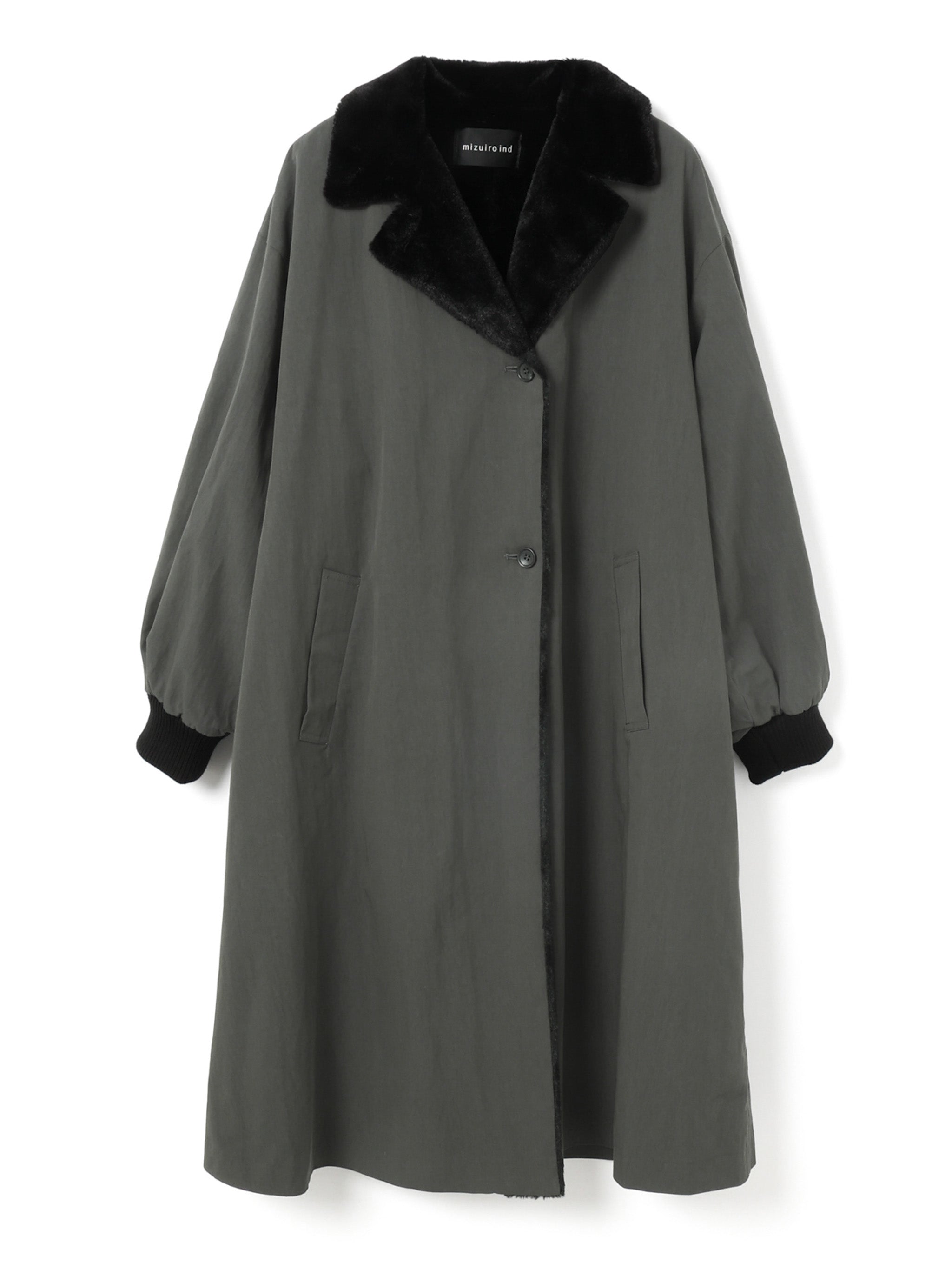 back boa coat | 4-270018 – mizuiro ind