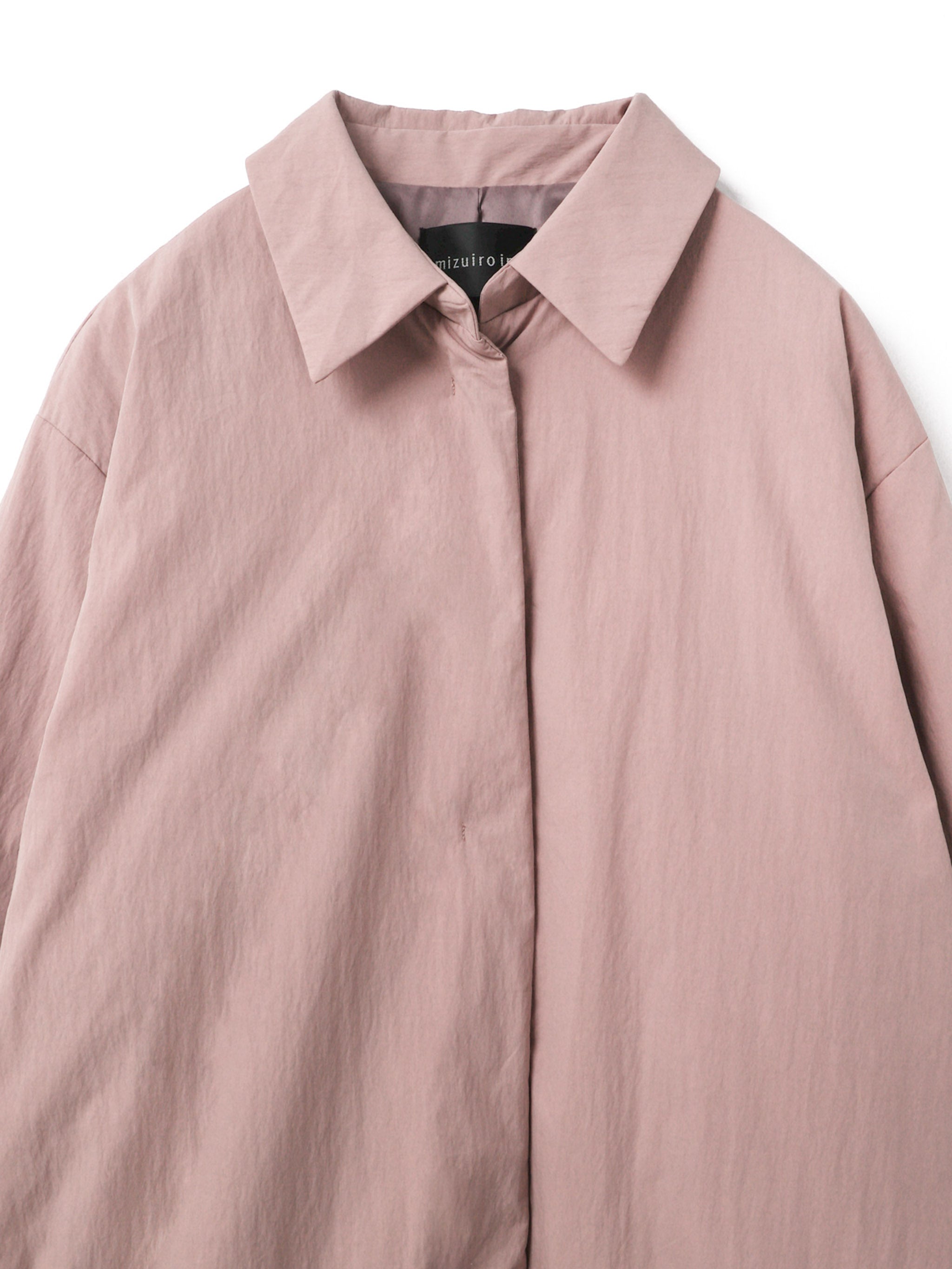wide padding shirt JK | 4-270039 – mizuiro ind