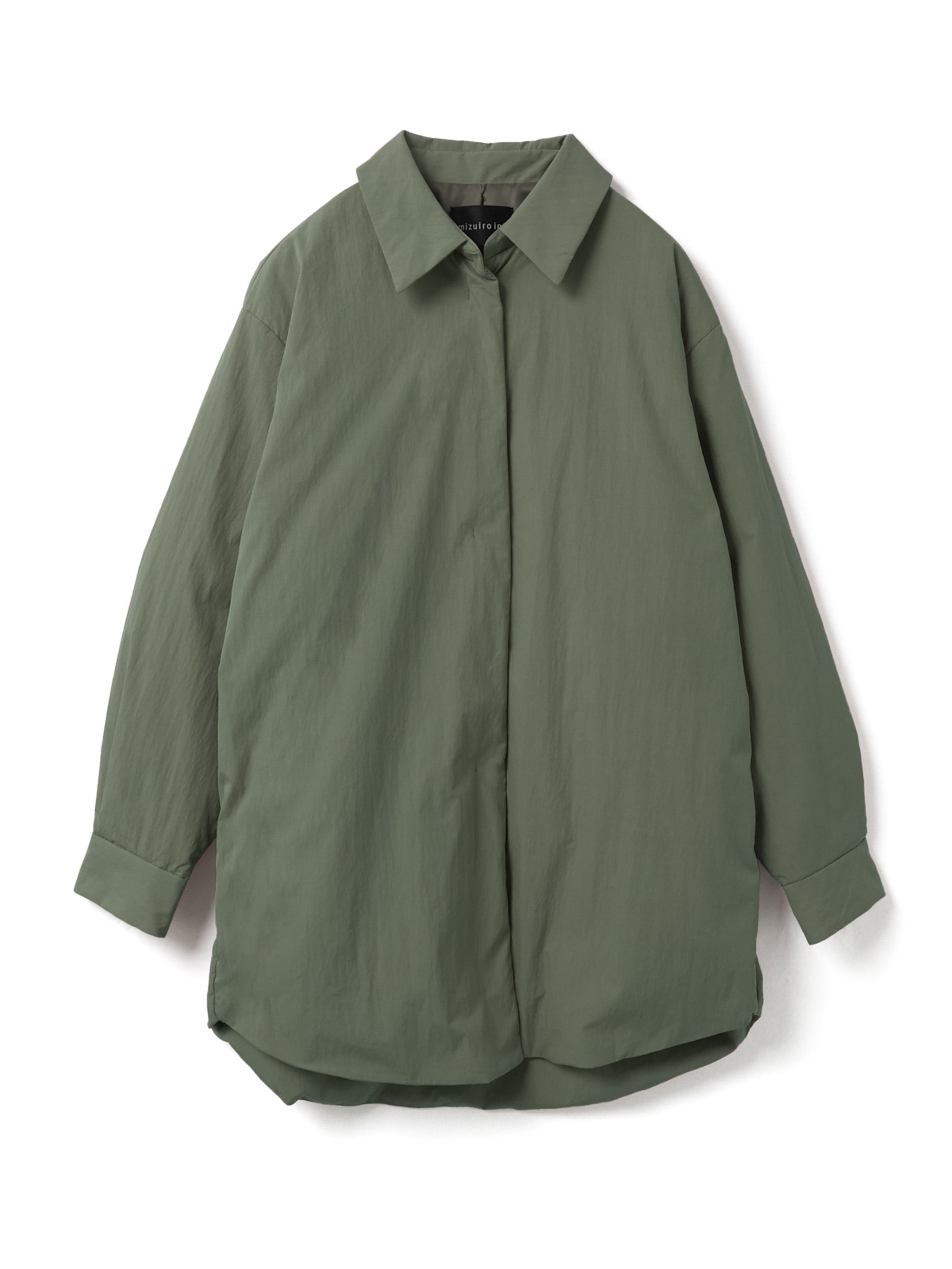 wide padding shirt JK | 4-270039 – mizuiro ind