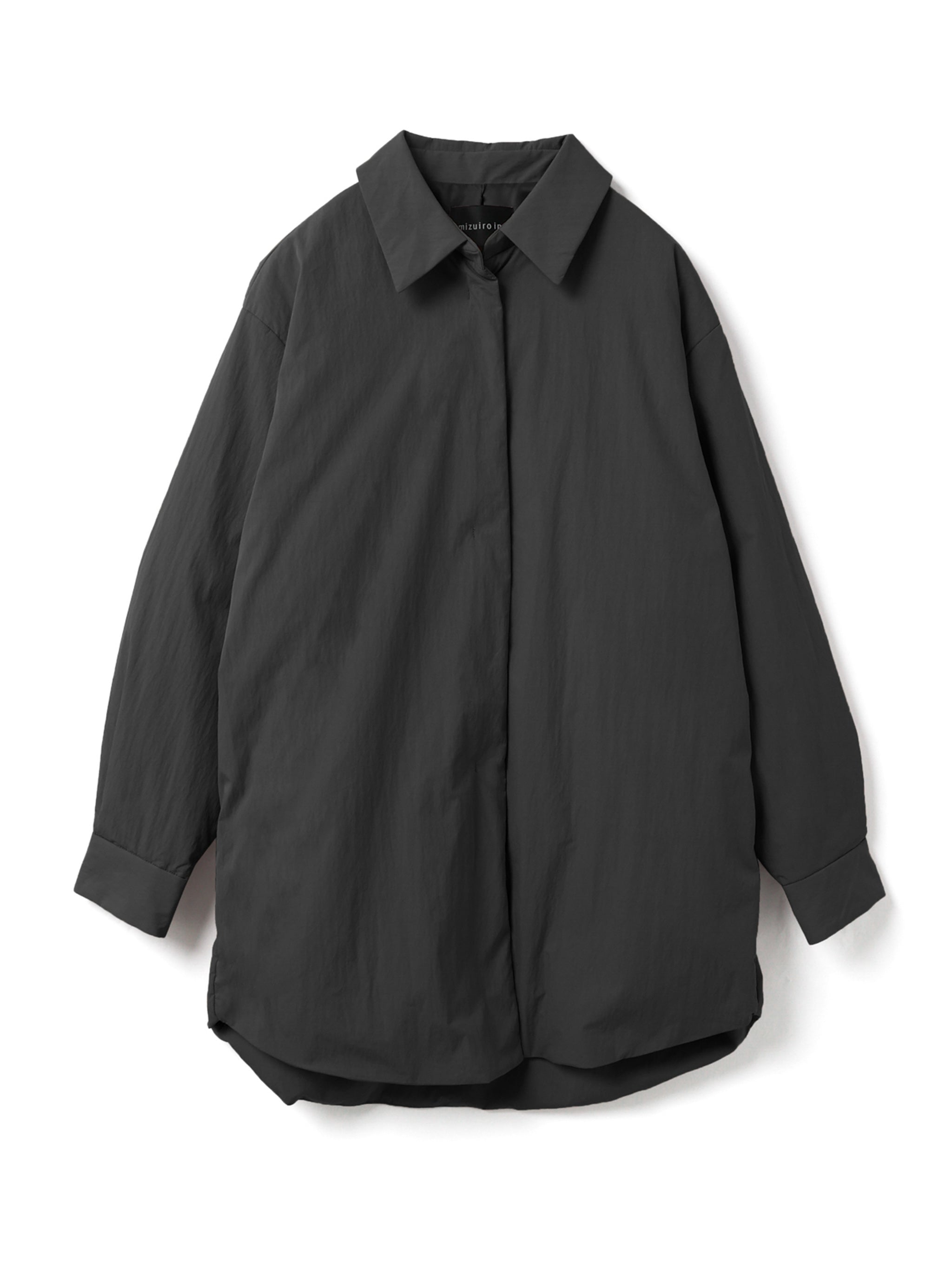 wide padding shirt JK | 4-270039 – mizuiro ind