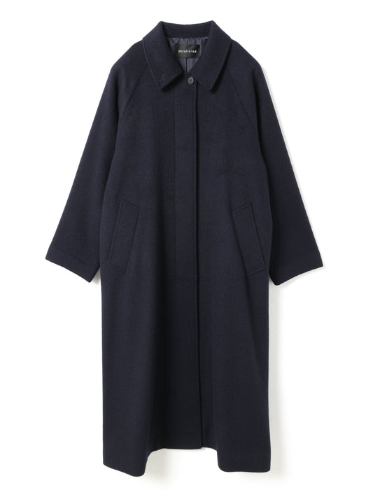 wool blend balmacaan coat | 4-270041